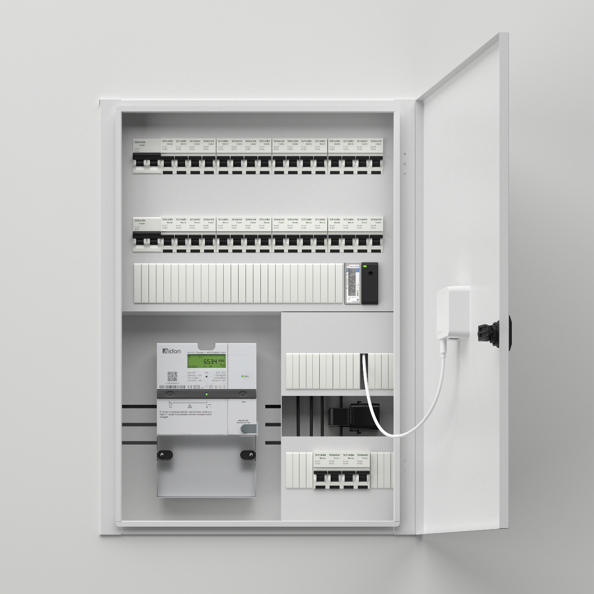 Zaptec Sense - compteur d'énergie 3Phases Max 100A