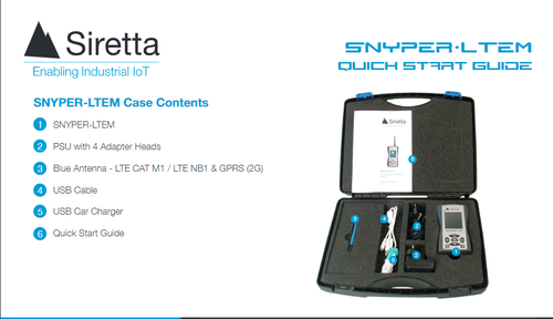 Siretta Snyper Analyzer-4G/LTEM